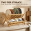 HOMCOM 2-Tier Foldable Kitchen Storage Rack 6