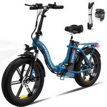 KOOLUX BK6S 20*4.0" 250W Electric Bike 48V 13Ah City E-Bike 90KM 7-Speed Foldable UK