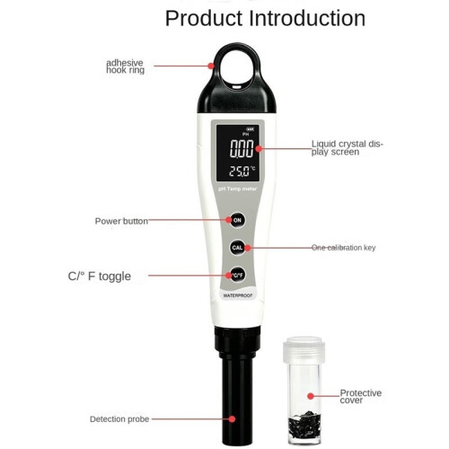 Portable Water Quality Test Pen (Temperature, Hardness, Conductivity) & High-Precision Flat-Surface PH Tester 1
