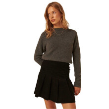 (8 UK, Black) Nobody's Child Womens/Ladies Tibby Pleated Cord Mini Skirt