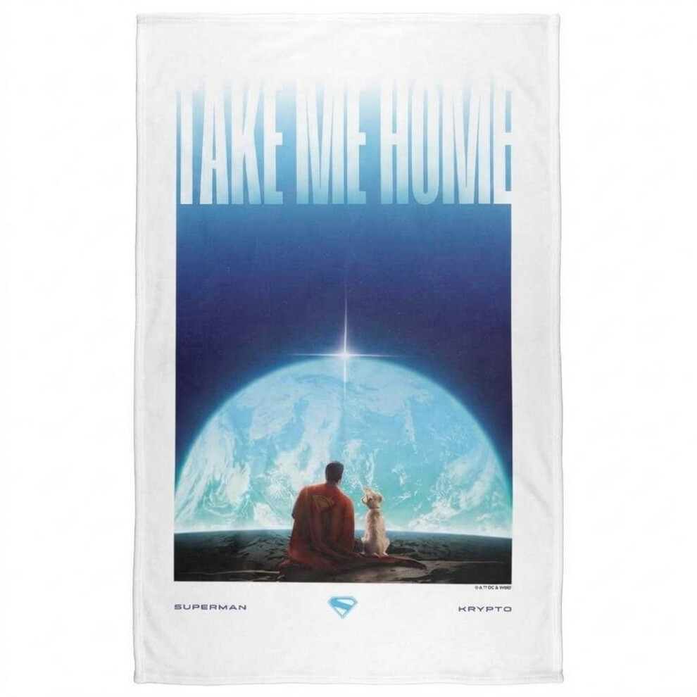 Photos - Duvet  Superman Take Me Home Blanket(152cm x 127cm, Multicoloured)