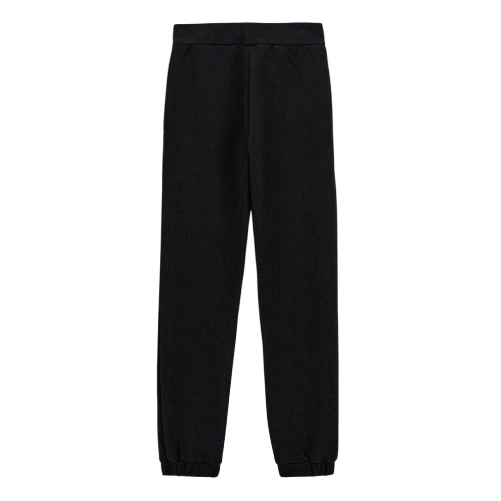Guess (10 Years, Black) Childrens/Kids Logo Regular Jogging Bottoms