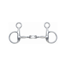 (5.5in, Silver) Shires French Link Horse Hanging Cheek Snaffle Bit