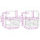 VidaXL vidaXL Outdoor-Sofagarnitur 6 stk. Weiß und Beige Polyester 8