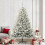 VidaXL vidaXL Artificial Pre-lit Christmas Tree with Ball Set Green 240 cm 1