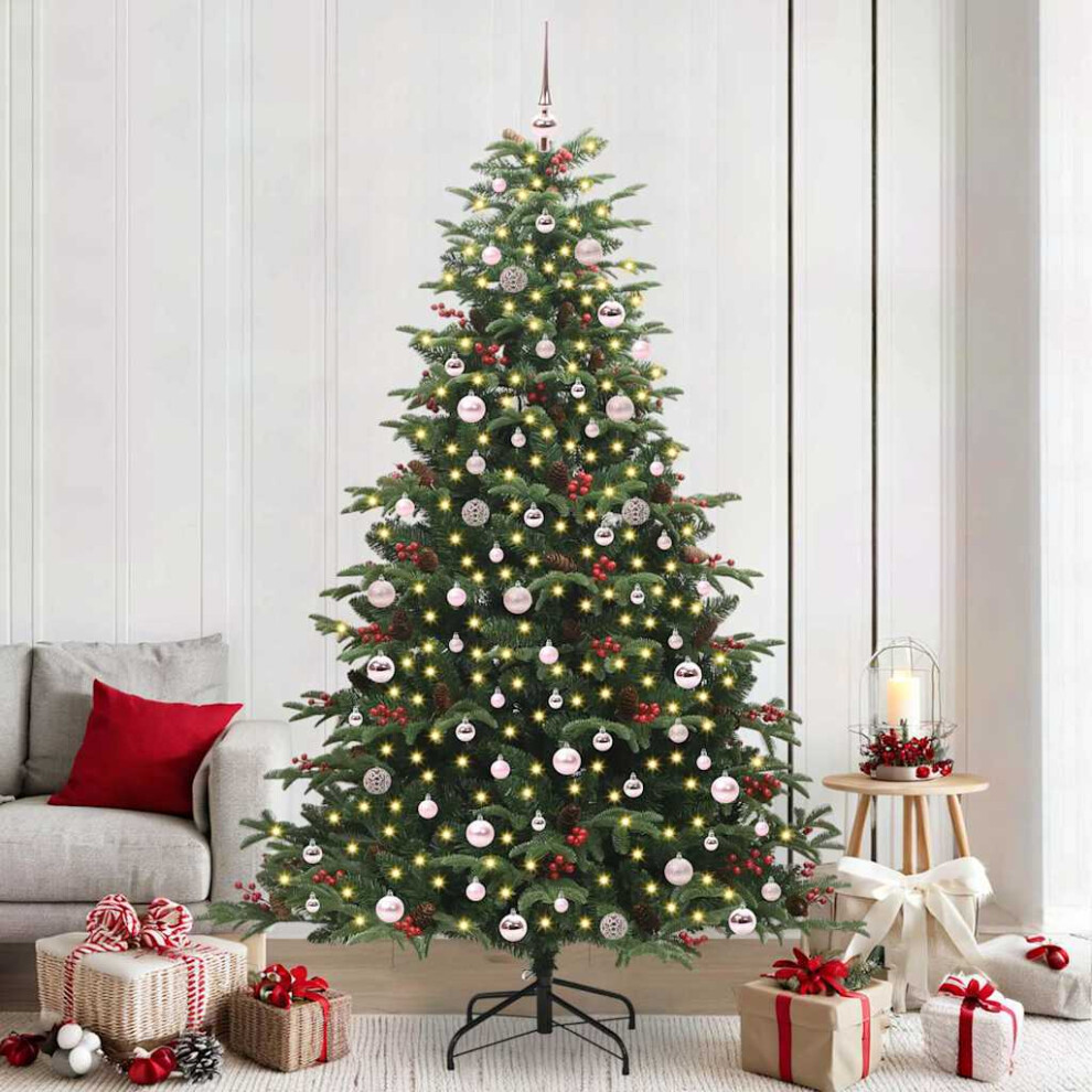 Vidaxl Artificial Christmas Tree With 300 Leds With Stand Green 240 Cm