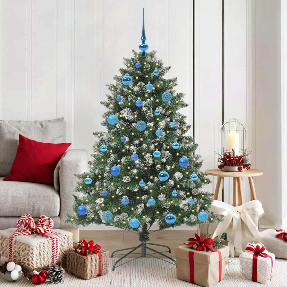 VIDAXL Artificial Christmas Tree - Green - 150 cm - PVC - Image 2