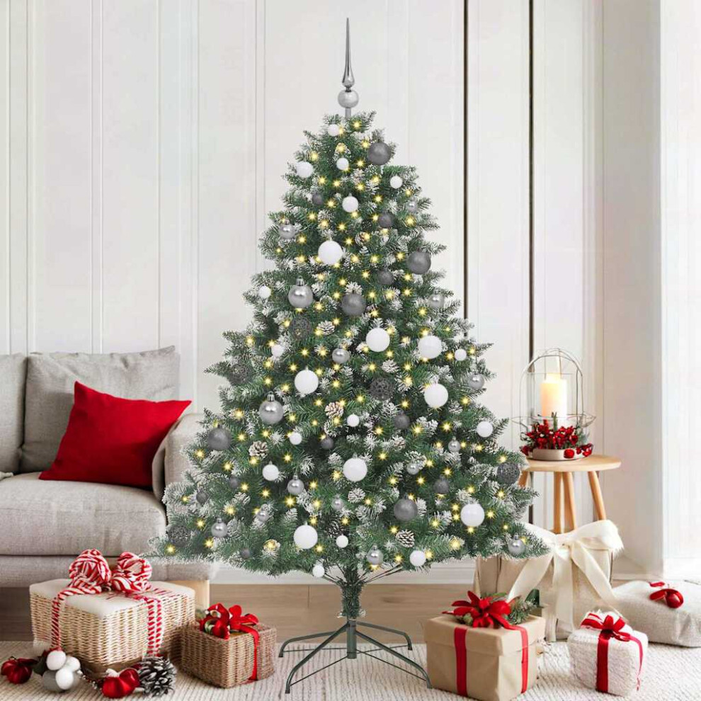 Vidaxl (180 Cm) Artificial Christmas Tree With Stand Xmas Tree Christmas Decoration Pvc