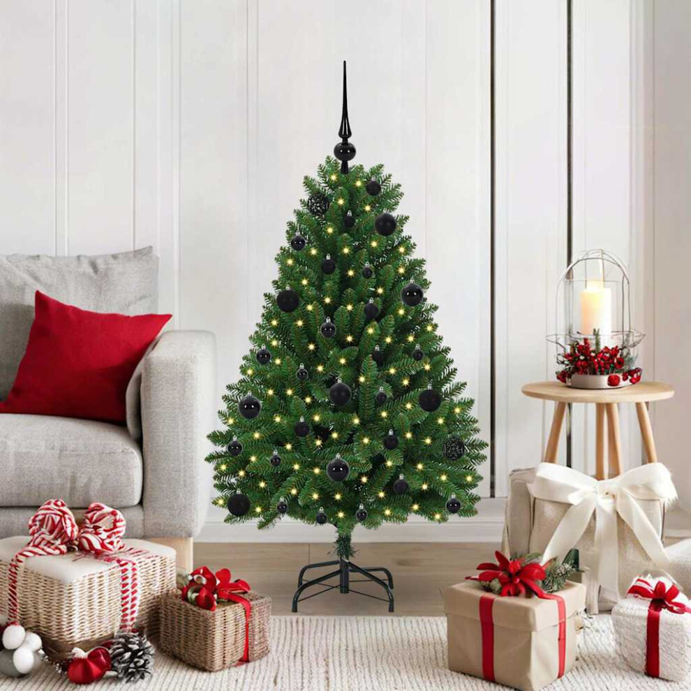 Vidaxl Artificial Christmas Tree Green 120 Cm Pvc And Metal