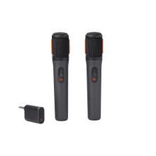 JBL Wireless Mic Kit PartyBox Twin Microphones Black USB Rechargeable