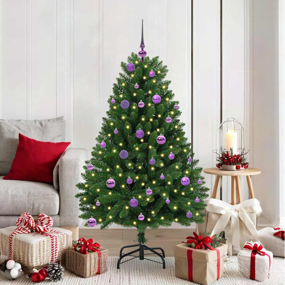 Vidaxl Artificial Christmas Tree Green 150 Cm Pvc And Metal