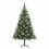 VidaXL vidaXL Artificial Hinged Christmas Tree with Flocked Snow 300 LEDs 3