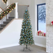 vidaXL Artificial Christmas Tree Green 240 cm
