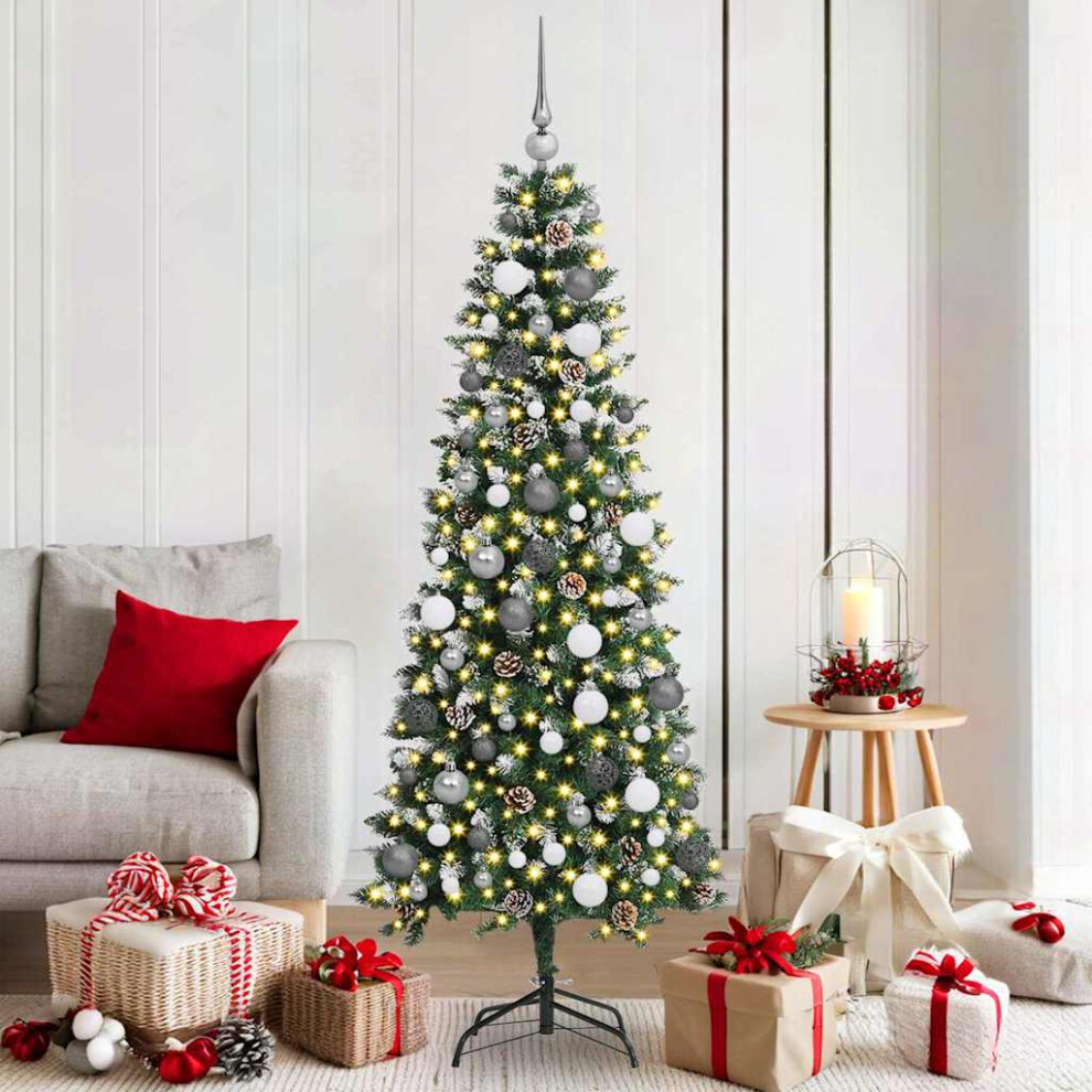 Vidaxl (180 Cm) Artificial Christmas Tree With Stand Christmas Decoration Green Pvc