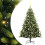 VidaXL vidaXL Artificial Hinged Christmas Tree 150 LEDs Green 120 cm 2