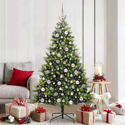 VidaXL vidaXL Artificial Hinged Christmas Tree 300 LEDs Green 180 cm