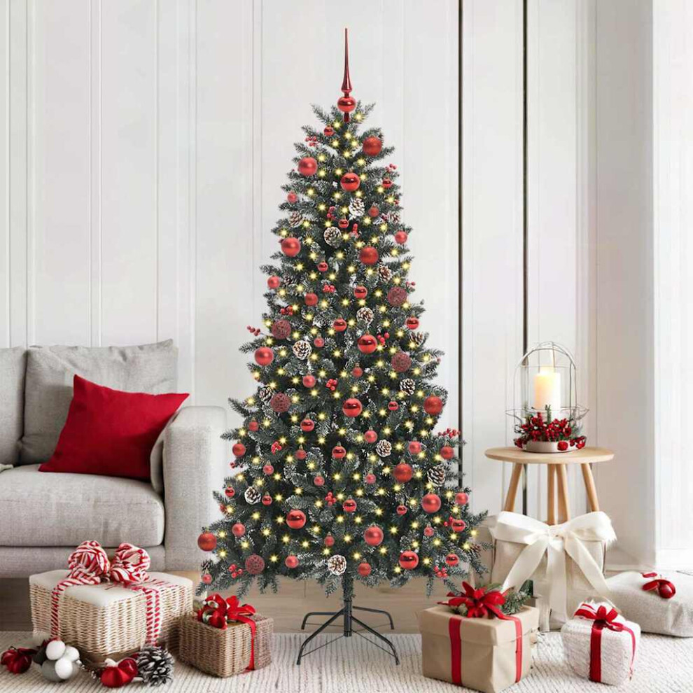 Vidaxl (180 Cm) Artificial Christmas Tree With Stand Christmas Decoration Green Pvc
