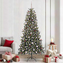 vidaXL Artificial Christmas Tree Green 240 cm
