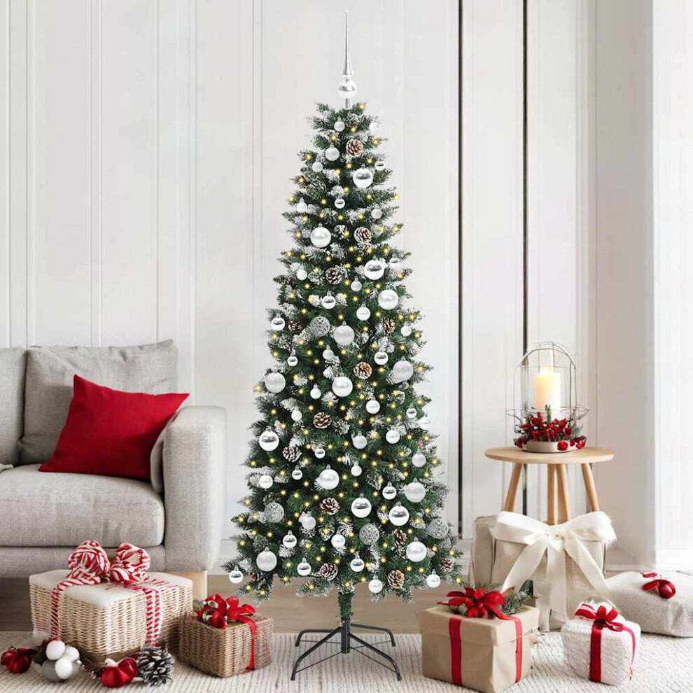 Vidaxl (180 Cm) Artificial Christmas Tree With Stand Christmas Decoration Green Pvc
