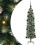 VidaXL vidaXL Artificial Slim Christmas Tree Green and White 150 cm 2