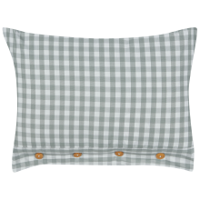 Throw Cushion TALYA 40 x 60 cm Mint Green Checked
