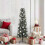 VidaXL vidaXL Artificial Christmas Tree with 150 LEDs with Stand Green 150 cm 1