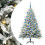 VidaXL vidaXL Artificial Pre-lit Christmas Tree with Ball Set Green 180 cm 2