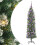 VidaXL vidaXL Artificial Slim Christmas Tree Green and White 150 cm 2