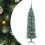 VidaXL vidaXL Artificial Slim Christmas Tree Green and White 150 cm 2
