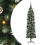 VidaXL vidaXL Artificial Slim Christmas Tree Green and White 180 cm 2