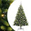 VidaXL vidaXL Artificial Hinged Christmas Tree 300 LEDs Green 180 cm 2
