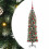 VidaXL vidaXL Artificial Slim Christmas Tree Green and White 120 cm 2