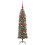 VidaXL vidaXL Artificial Slim Christmas Tree Green and White 120 cm 3