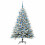 VidaXL vidaXL Artificial Pre-lit Christmas Tree with Ball Set Green 180 cm 4
