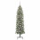 VidaXL vidaXL Artificial Slim Christmas Tree Green and White 180 cm 2