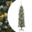 VidaXL vidaXL Artificial Slim Christmas Tree Green and White 150 cm 2