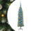 VidaXL vidaXL Artificial Slim Christmas Tree Green and White 120 cm 2