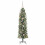 VidaXL vidaXL Artificial Slim Christmas Tree Green and White 150 cm 3