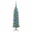 VidaXL vidaXL Artificial Slim Christmas Tree Green and White 120 cm 3
