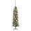 VidaXL vidaXL Artificial Slim Christmas Tree Green and White 120 cm 3