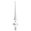 VidaXL vidaXL Artificial Slim Christmas Tree Green and White 120 cm 9