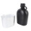 Camping Wasserflasche 1L PE Outdoor schwarz 18