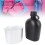 Feldflasche 1L Outdoor schwarz mit Zubehör 9