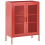 Beliani Cabinet WAKATIPU Metal Red 1