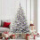VidaXL vidaXL Artificial Pre-lit Christmas Tree with Ball Set Green 180 cm 1
