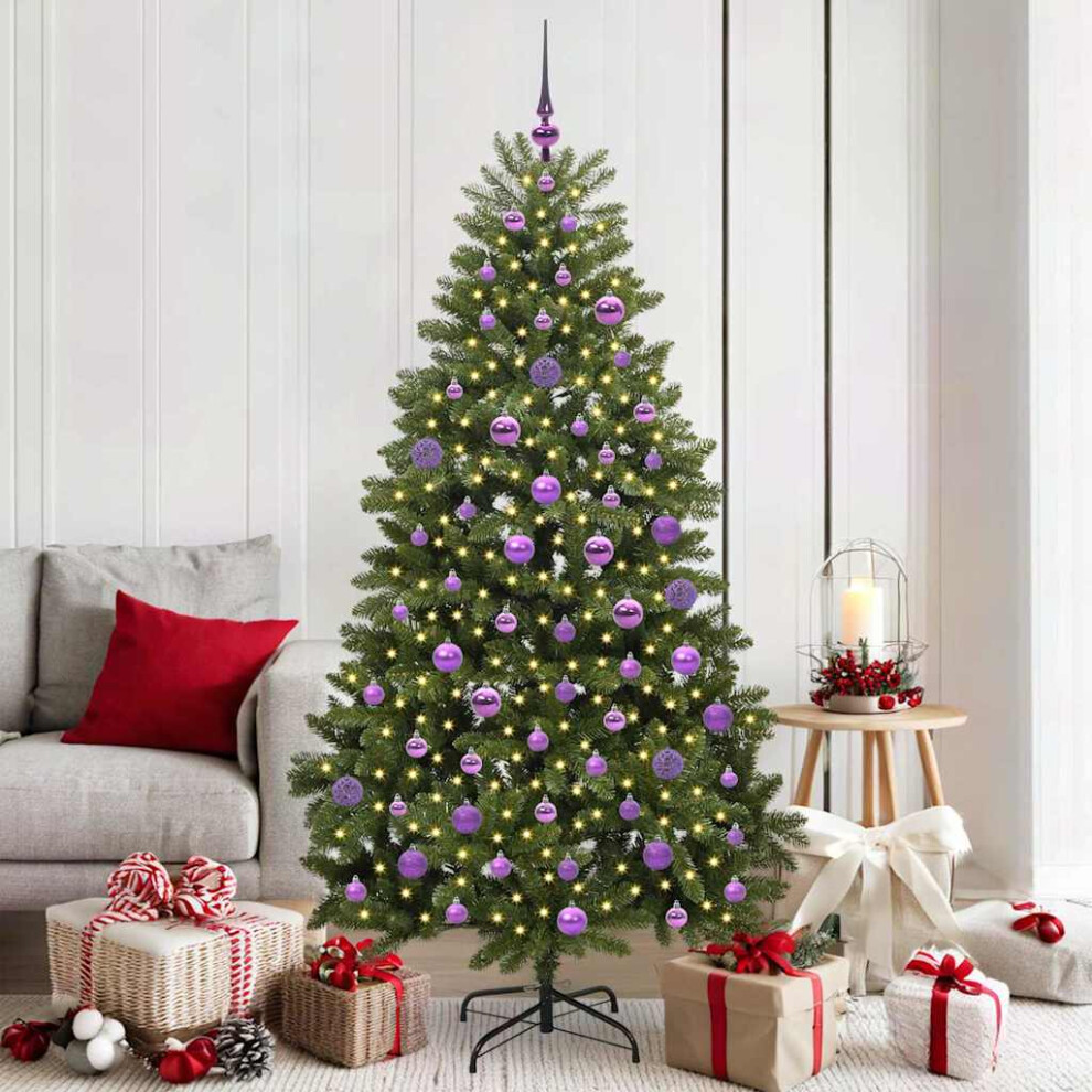 Vidaxl Artificial Christmas Tree Green 180 Cm Pvc And Metal