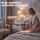 Homcom HOMCOM 2pcs Modern Floating Nightstands,  2 Drawers Bedside Tables, White 5