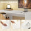 Homcom HOMCOM L Shaped Computer Desk, 110 x 100cm Reversible Corner Desk, White 6