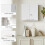 Homcom HOMCOM Wall Mount Medicine Cabinet with Key Lock and 2 Doors, White 6