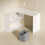 Homcom HOMCOM L Shaped Computer Desk, 110 x 100cm Reversible Corner Desk, White 3